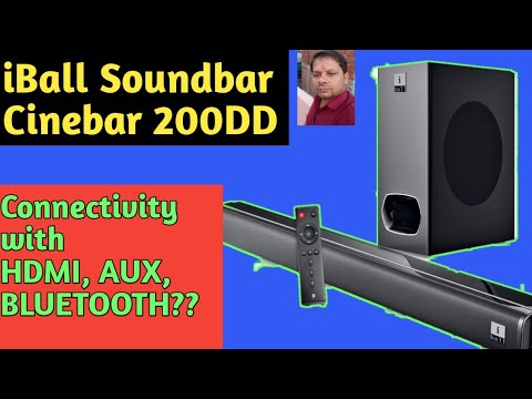 iball soundbar with woofer