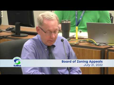 Board of Zoning Appeals - July 21, 2022