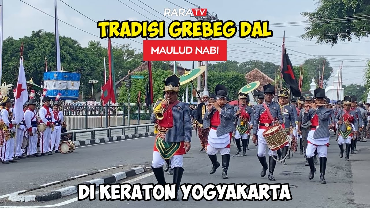 EDAN-EDANAN & 4 EKOR GAJAH MENGIRINGI KEMERIAHAN GREBEG DAL KERATON YOGYAKARTA