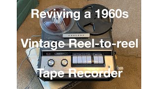 Reviving a Vintage 1960s Reel-to-Reel Tape Recorder and Ripping mp3 Files 
