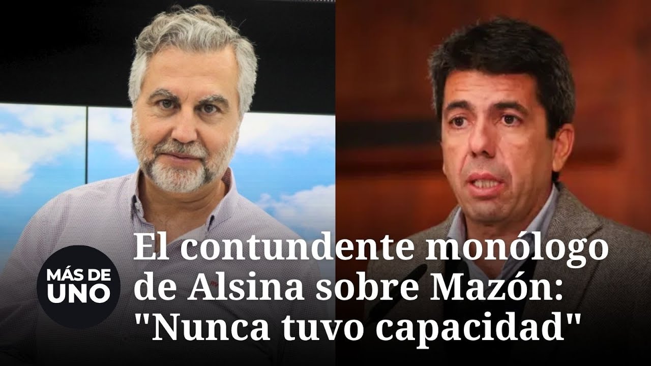 El contundente monólogo de Alsina sobre Mazón: "Nunca tuvo capacidad"