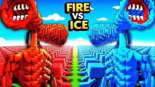 FIRE SIREN HEAD vs ICE SIREN HEAD (Ancient Warfare 3)