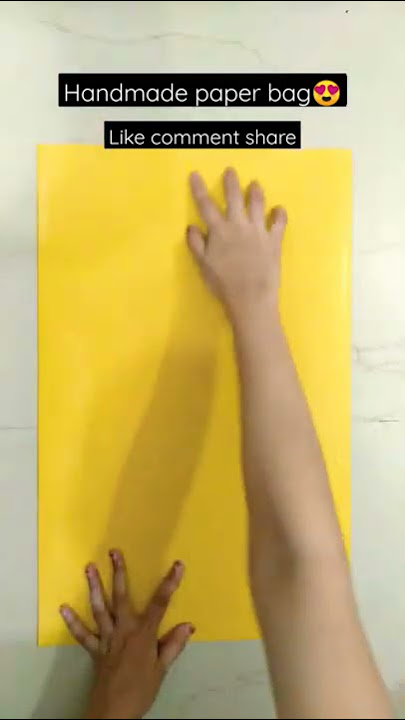 Handmade paper bag make very easy 😍#diy#handmade#creative#peparcraft#viralshorts#viral#shorts
