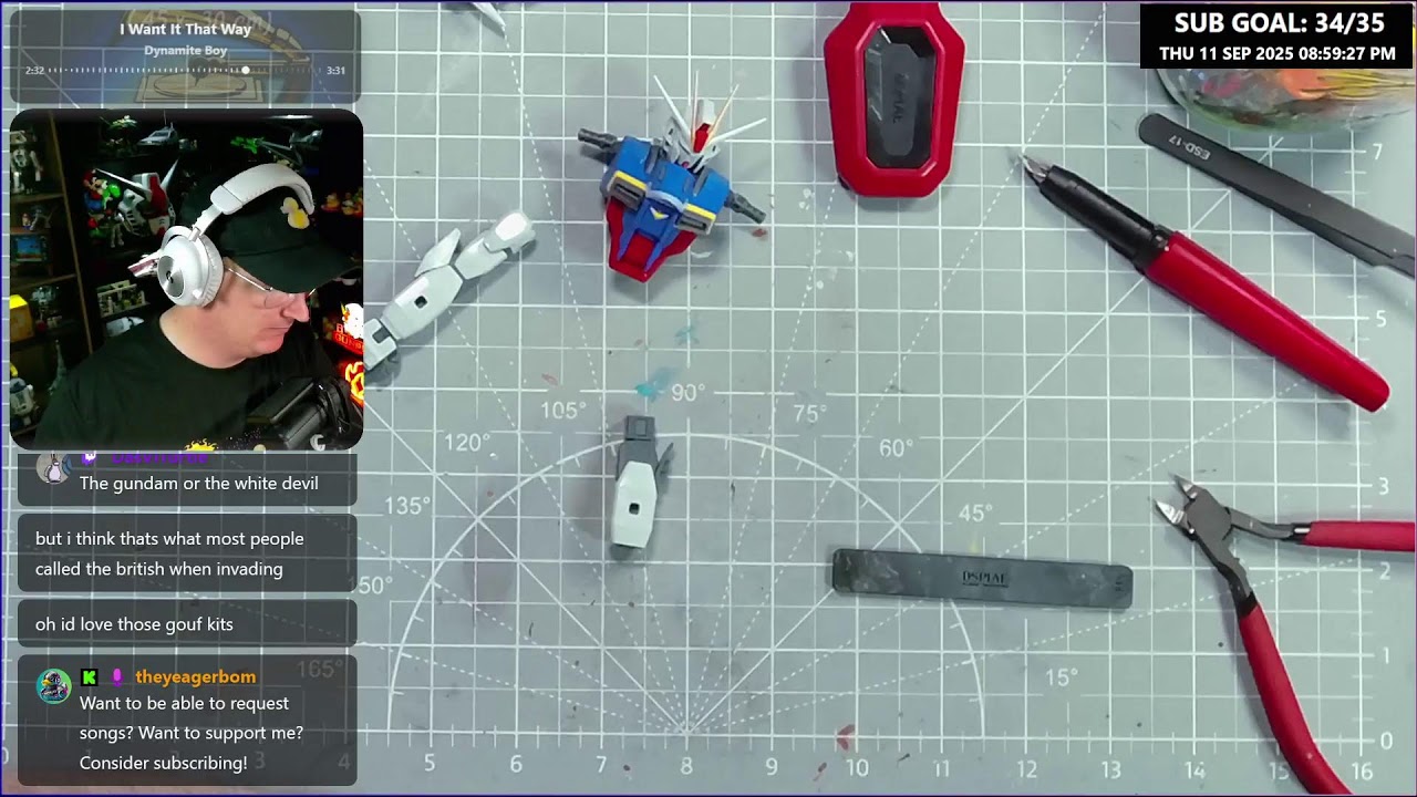 ⚔️ LIVE Gunpla Build: MG Force Impulse + Battle Damage