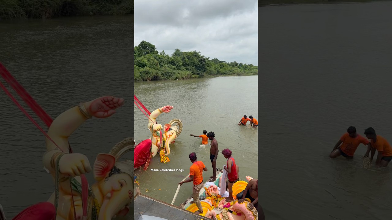 Wrong Way Ganesh Nimajjanam 2025 | Ganpati Visarjan 2025 | Ganesh Visarjan 2025 