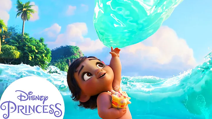 Baby Moana Meets the Ocean | Disney Princess - DayDayNews