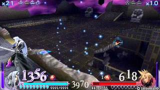 Dissidia Final Fantasy - Sephiroth (lv. 100) vs Cloud (LV. 100)