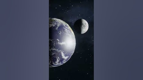 Animation of the earth, the moon and the sun