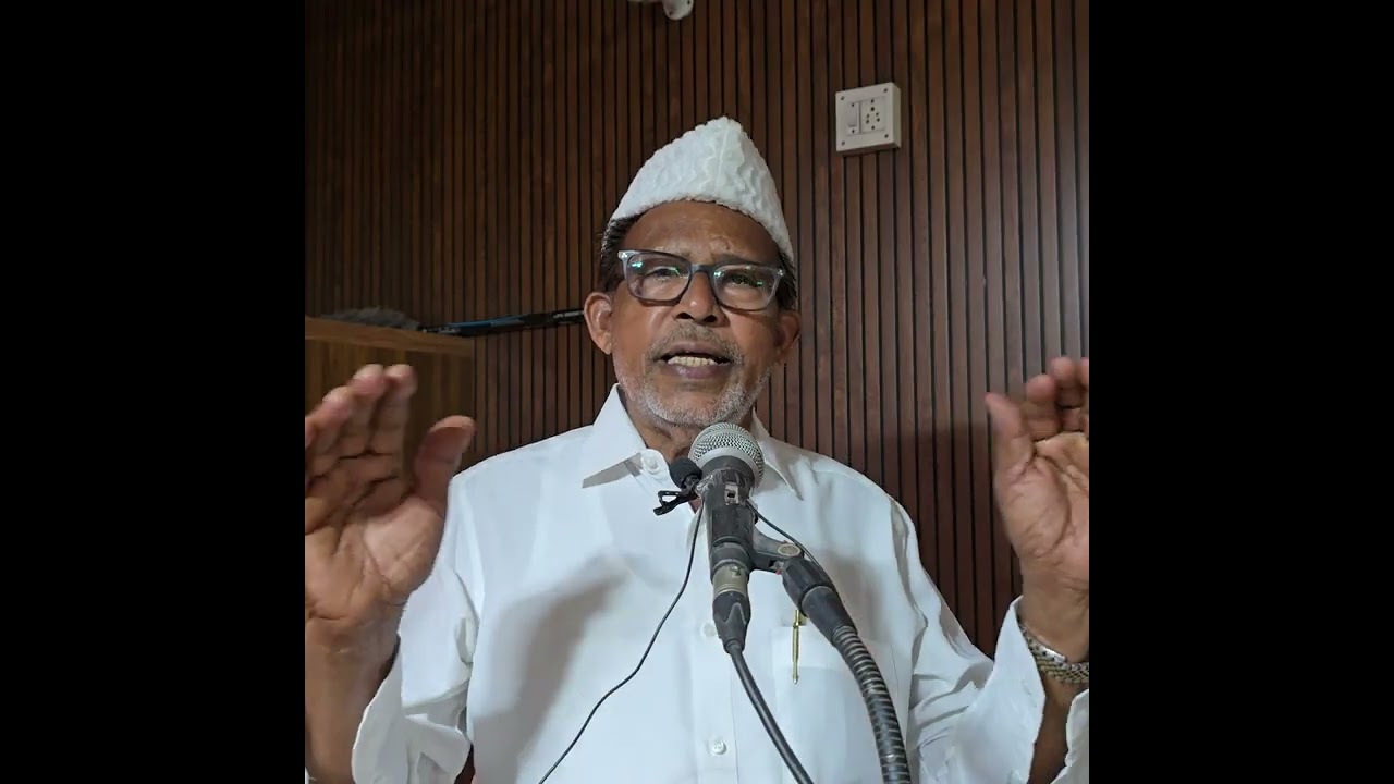 Friday speech.  CM Moulavi 