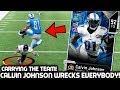 CALVIN JOHNSON DOMINATES EVERYBODY! HARDEST HIT EVER!? Madden 20 Ultimate Team