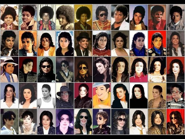 michael jackson transformation through the years