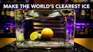 How to make CLEAR ICE at home Never before seen methodJaw Dropping Results
