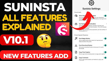 Suninsta v10.1 All features Explained | suninsta new update | ios Instagram on Android | shadablucky