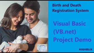 VB net Project   Birth and Death Registration System   Visual Basic Project   How to do Demo VB110 screenshot 5