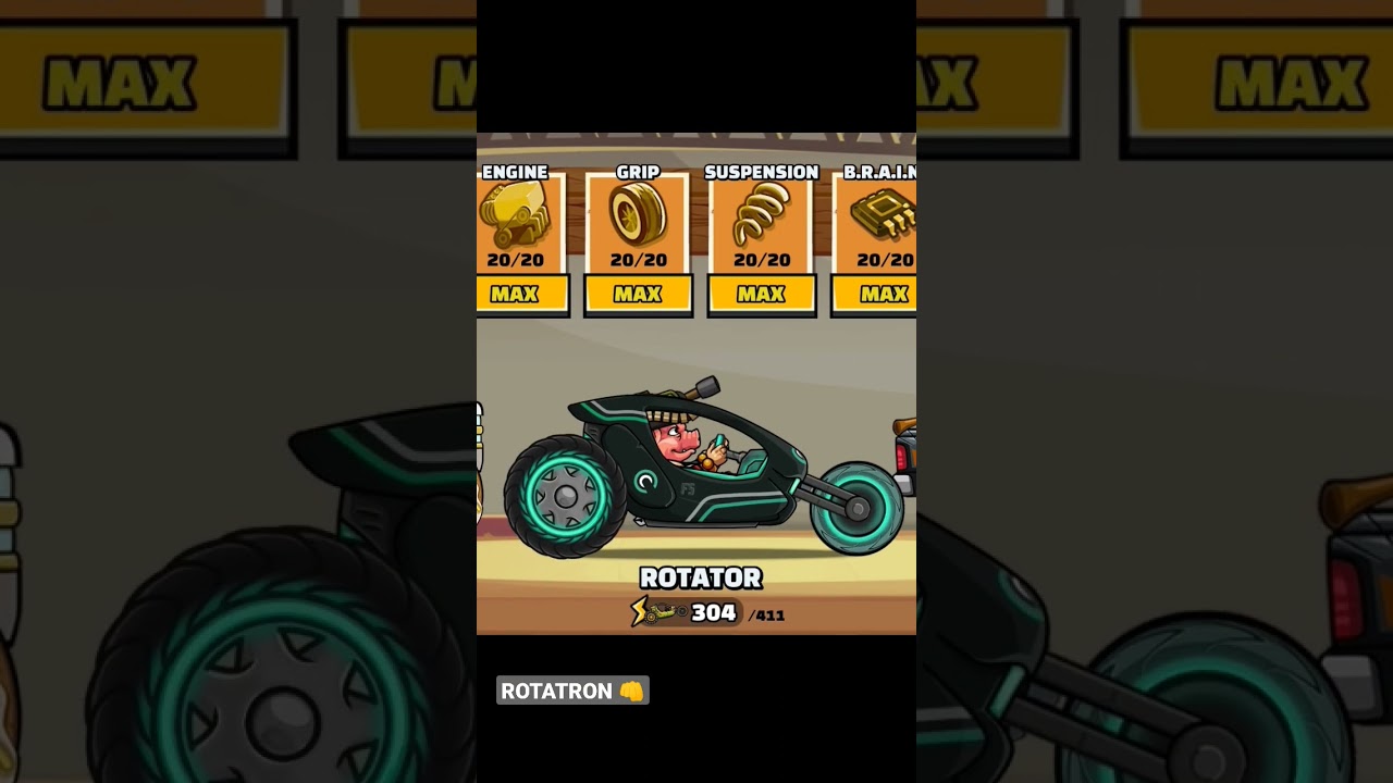 ROTATRON 👊 hill climb racing 2 new paint 