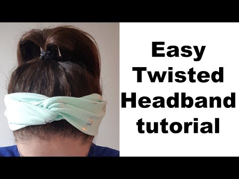 Head Twist Headband sewing tutorial