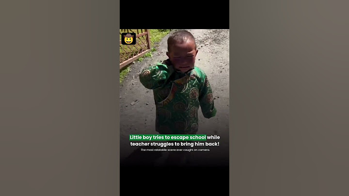 The boy is running from school and teacher caught him #cute #cutebaby #crying #cryingbaby #school
