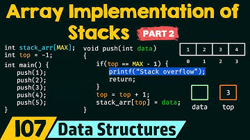 Array Implementation of Stacks (Part 2)