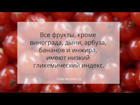 Продукты с низким гликемическим индексом для похудения