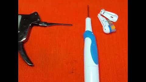 ELECTRIC LOCK PICK MADE FROM TOOTHBRUSH LOCKSMITH EDDY SHIPEK 561-693-8636