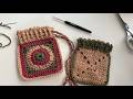 Granny Square Pouch
