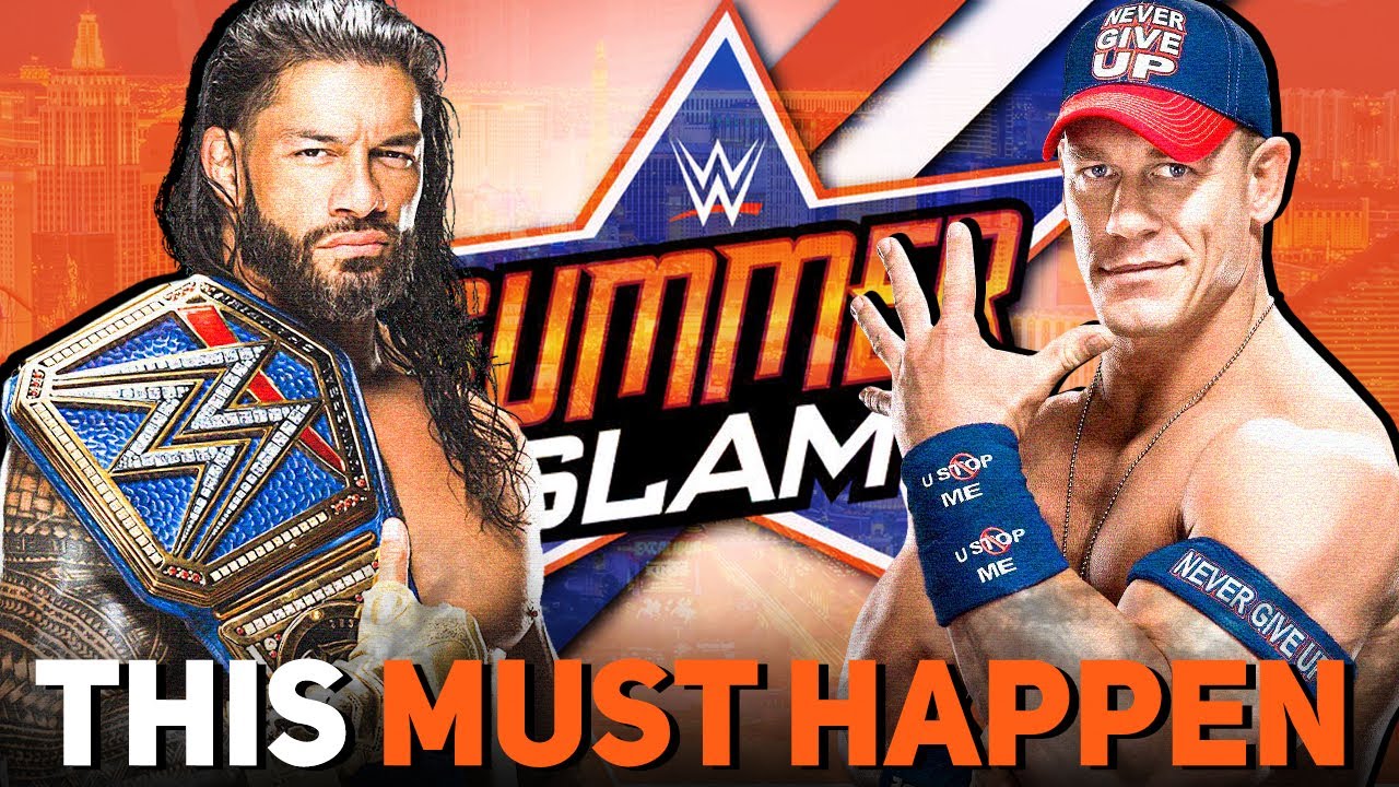 SUMMER SLAM 2021 - ROMAN REIGNS VS JOHN CENA