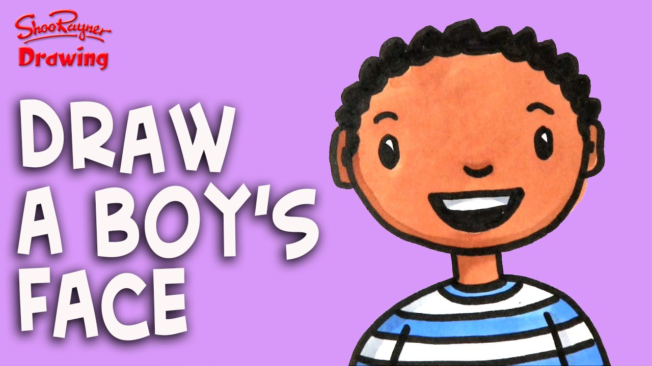 How to Draw a Boy Face - Easy Drawing Art