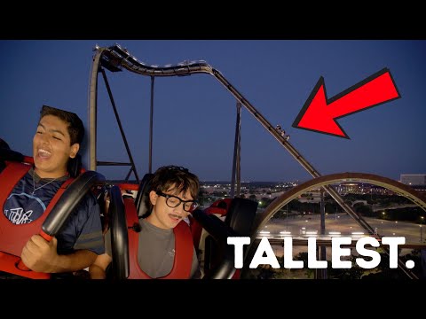 I Got Bro on The TALLEST Coaster In Texas. |Tormenta REACTION|