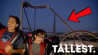 I Got Bro on The TALLEST Coaster In Texas. |Tormenta REACTION|