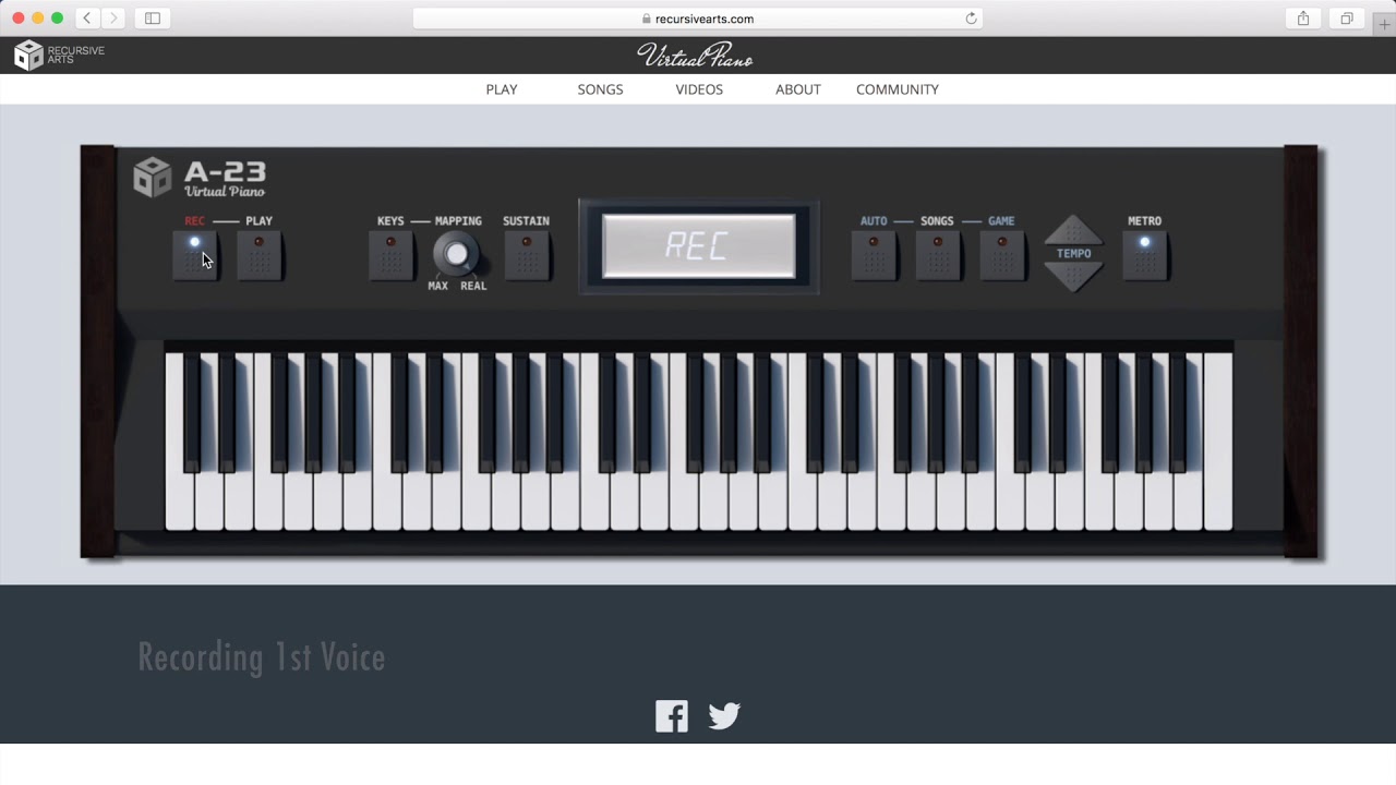 Virtual Piano  Keyboard Mappings