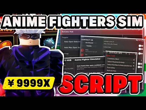 🌑 UPD 41 + x5] Anime Fighters Simulator OP Script (2023) PASTEBIN 