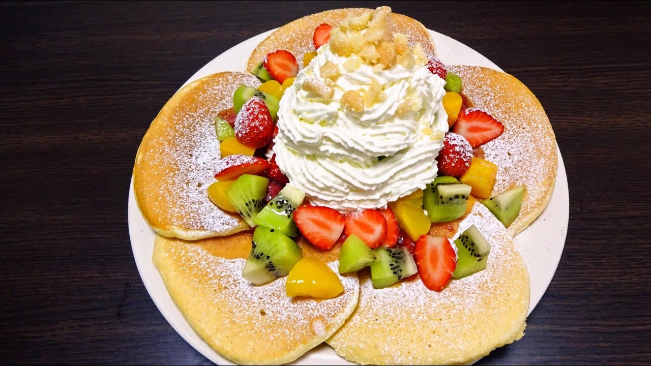 カフェ風パンケーキの作り方 How To Make A Pancake Youtube