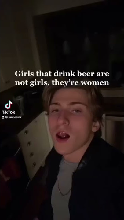 Aunty sink having a chug