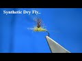 Tying a parachute synthetic dun with davie mcphail