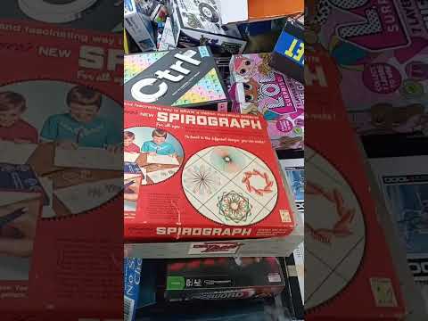 vintage spirograph in goodwill