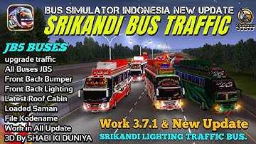 JB5 Srikandi Bus in Traffic 🤩 Bussid 4.3.4 || File Kodenam For Bus Simulator Indonesia