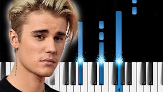 Justin Bieber \& benny blanco - Lonely - EASY Piano Tutorial