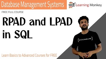 RPAD and LPAD in SQL || Lesson 57 || DBMS || Learning Monkey ||