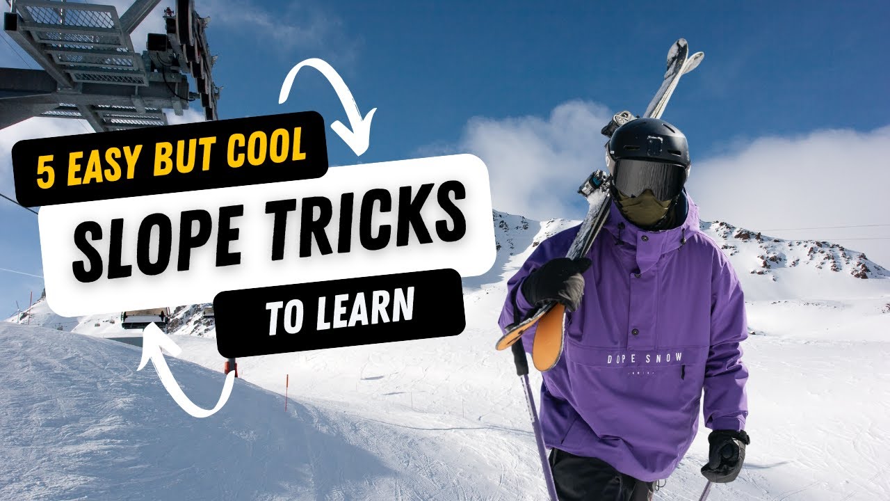 5 простых трюков на лыжах, которые может освоить каждый (парк не нужен!) ⛷️