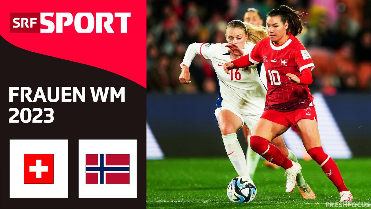 Schweiz - Norwegen Highlights - Frauen WM 2023 SRF Sport