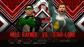 Kyle Rayner VS Star-Lord WWE 2K17