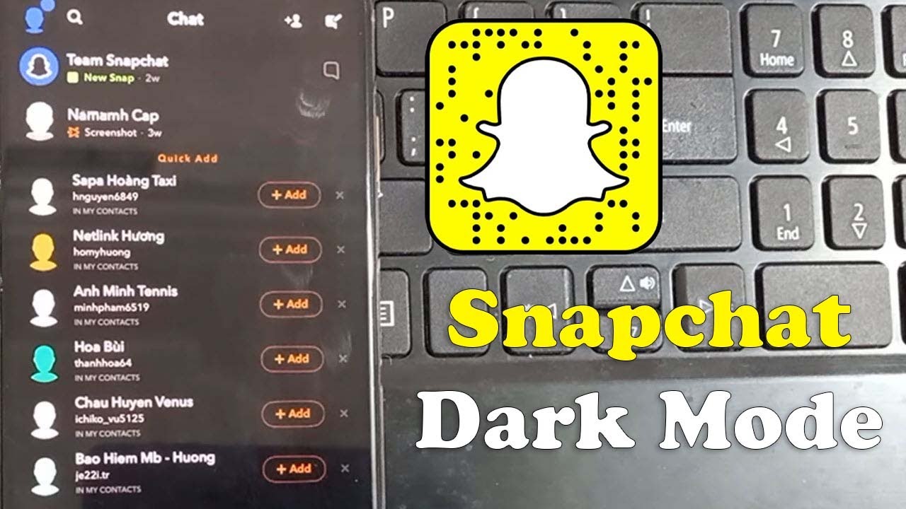 How to Enable Dark mode on SnapChat for iPhone Turn On/Enable Dark Mode for Snapchat YouTube