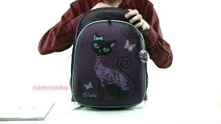 Школьный ортопедический рюкзак Hummingbird T71 Black Cats
