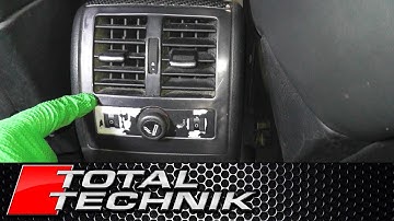 How to Remove Climate Control Rear Heater Vent Panel - Audi A6 S6 RS6 - C5 - 1997-2005