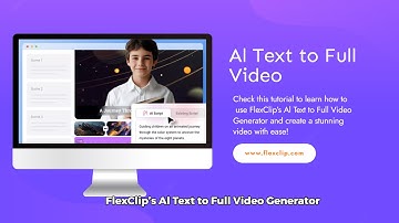 How to Use FlexClip’s Al Text to Full Video Generator