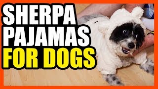 sherpa dog pajamas