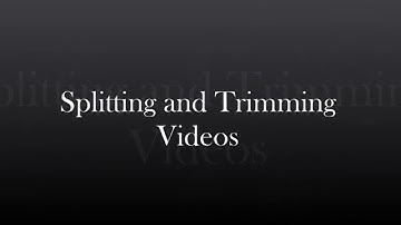 Editing Videos using Windows Movie Maker - Tutorials for Beginners: Splitting and Trimming Videos