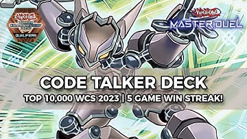 Top 10,000 WCS 2023 Code Talker/Cyberse Deck - Yu-Gi-Oh! Master Duel