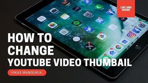 How To change Thumbnail In YouTube Videos On Android Using Youtube Studio