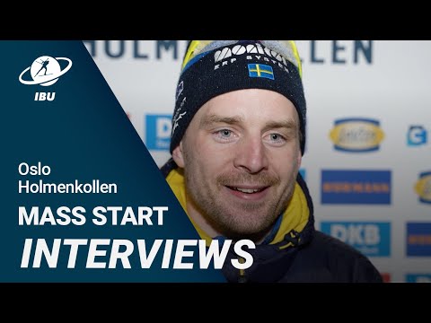 World Cup 23/24 Oslo-Holmenkollen: Men Mass Start Interviews